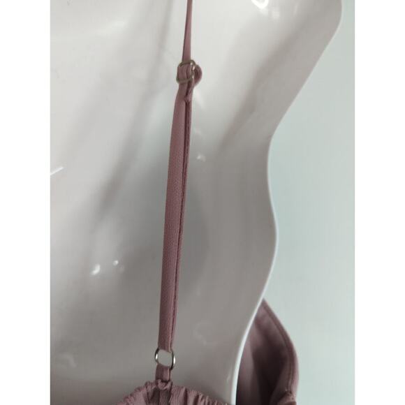 DB Studio Celebrate Womens Smocked Scoop Neck Maxi Dress Quartz Pink Size 12 NWT - Picture 8 of 17